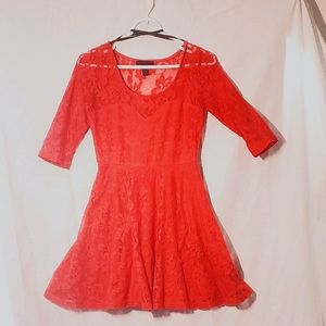 Material Girl Lace Mini Dress